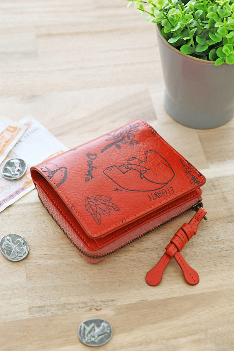 Dakota ダコタ エレファンテ 小銭入れ付き二つ折り財布 0031781