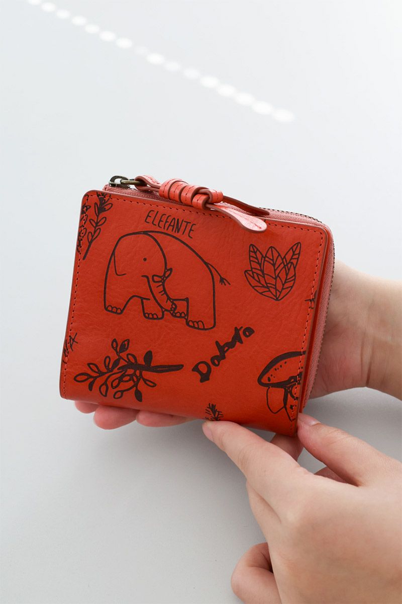 Dakota ダコタ エレファンテ 小銭入れ付き二つ折り財布 0031781