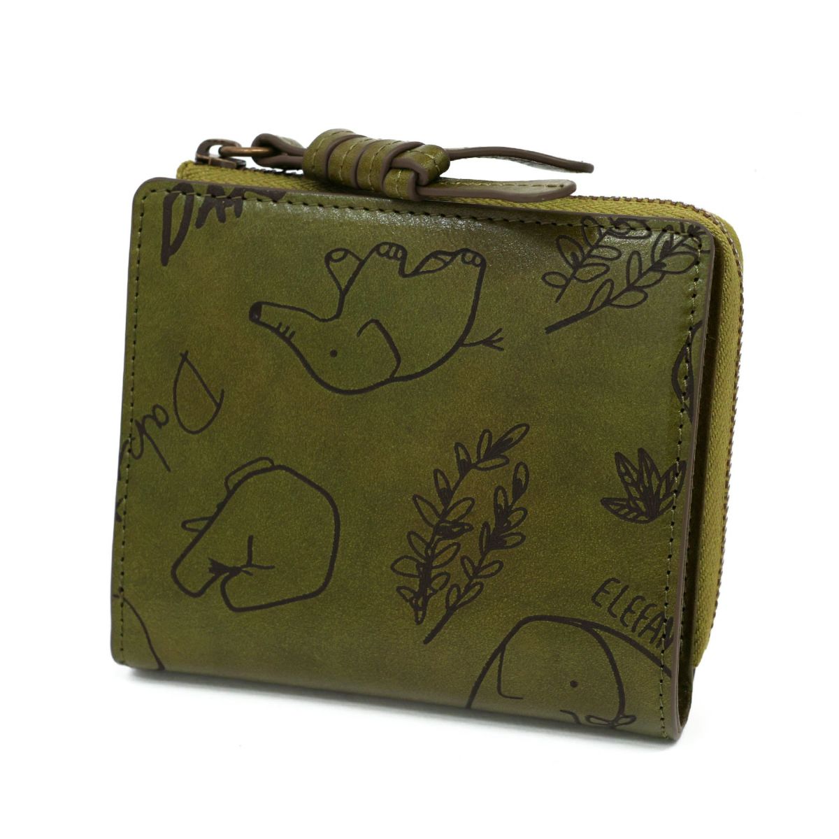 Dakota ダコタ エレファンテ 小銭入れ付き二つ折り財布 0031781