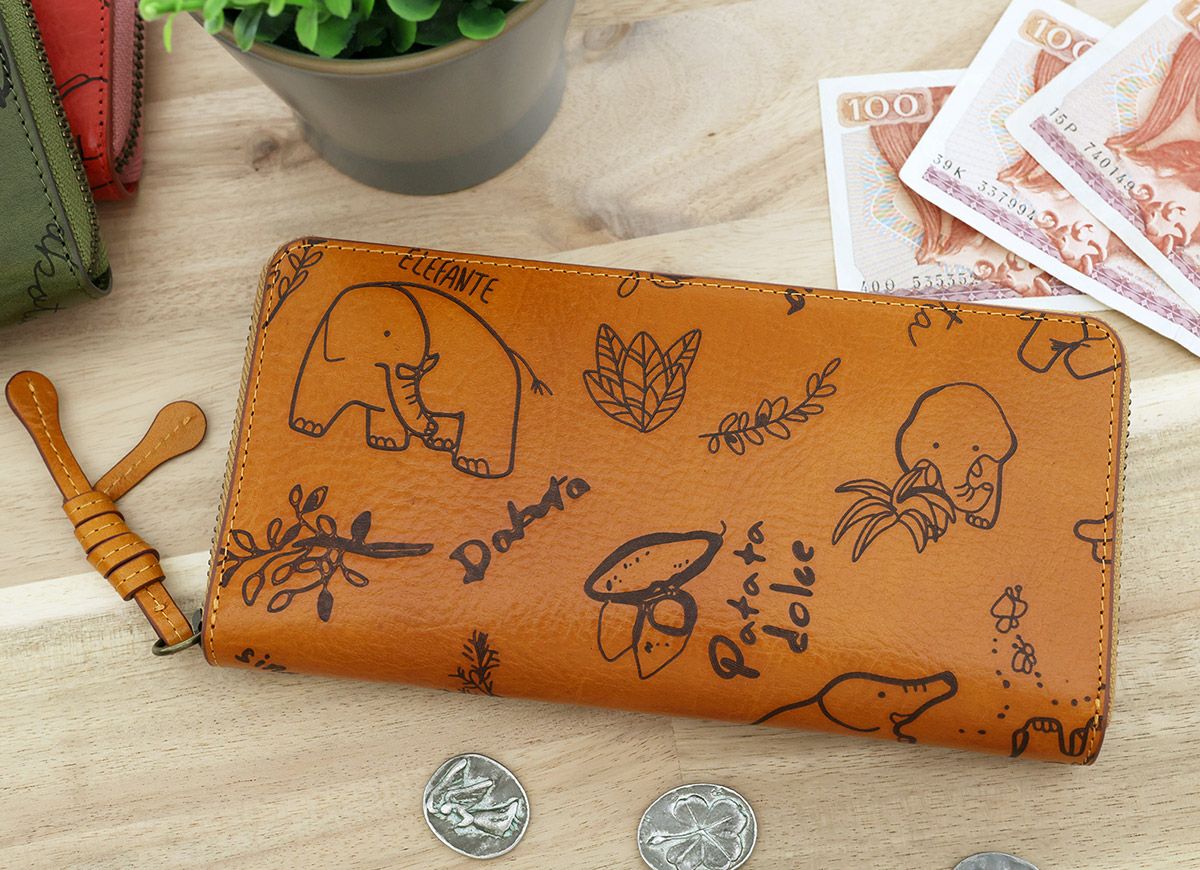 Dakota ダコタ エレファンテ 小銭入れ付き長財布（ラウンドファスナー式 ） 0031782