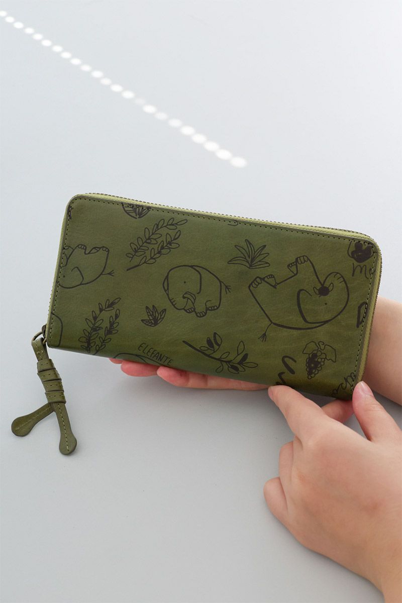 Dakota ダコタ エレファンテ 小銭入れ付き長財布（ラウンドファスナー式 ） 0031782