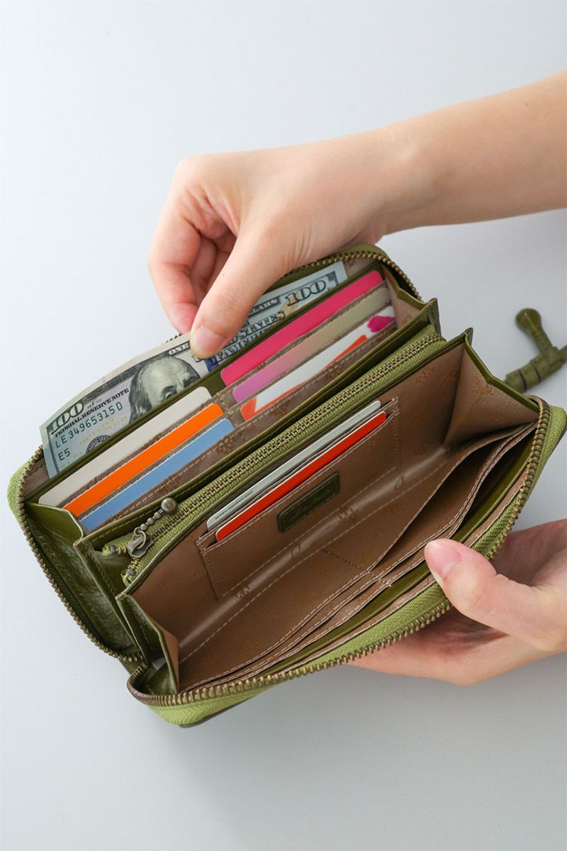 Dakota ダコタ エレファンテ 小銭入れ付き長財布（ラウンドファスナー式 ） 0031782