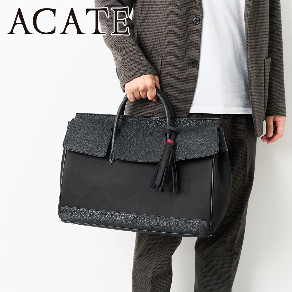 ACATE アカーテ OSTRO2-S オストロ2 S ボストンバッグS ヌバック ACT-OSTRO2-S-SH/NU