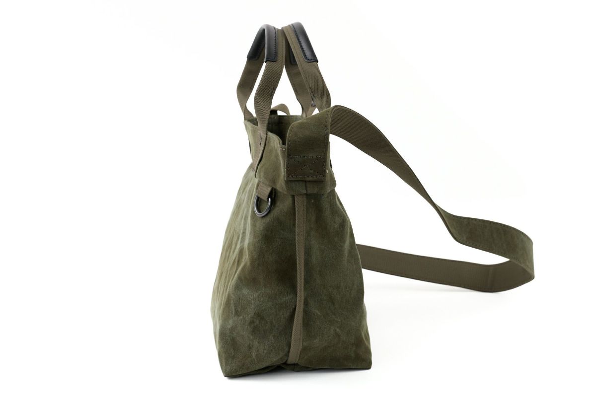 BAGGY PORT バギーポート TIGER CANVAS タイガー帆布 2WAYトートバッグ GRN-884