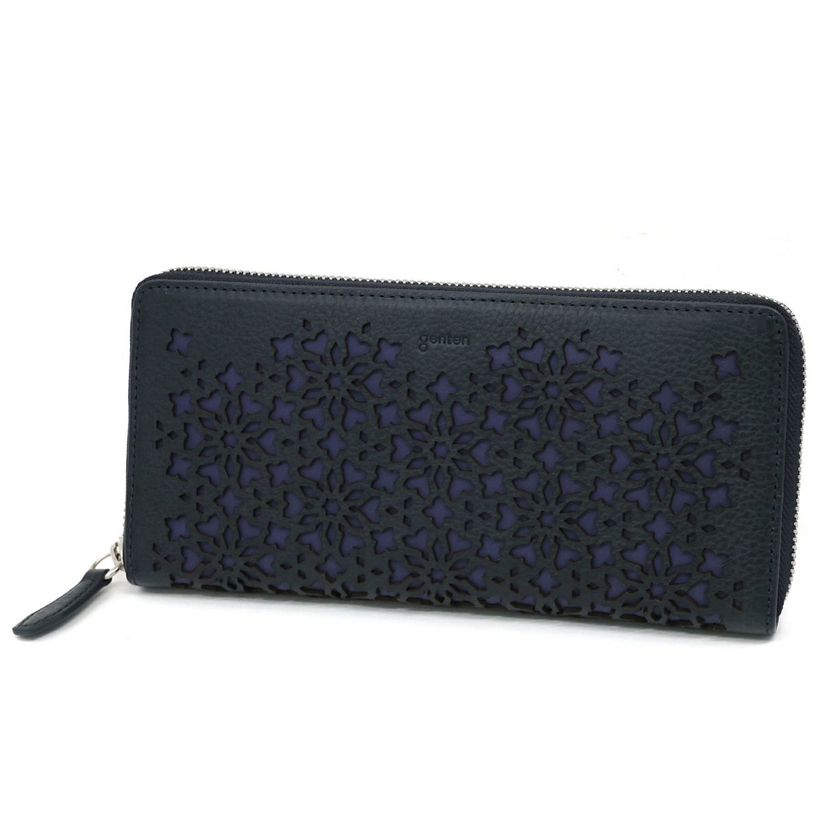 genten ゲンテン Kaleido カレイド 小銭入れ付き長財布（ラウンドファスナー式 ） 44810