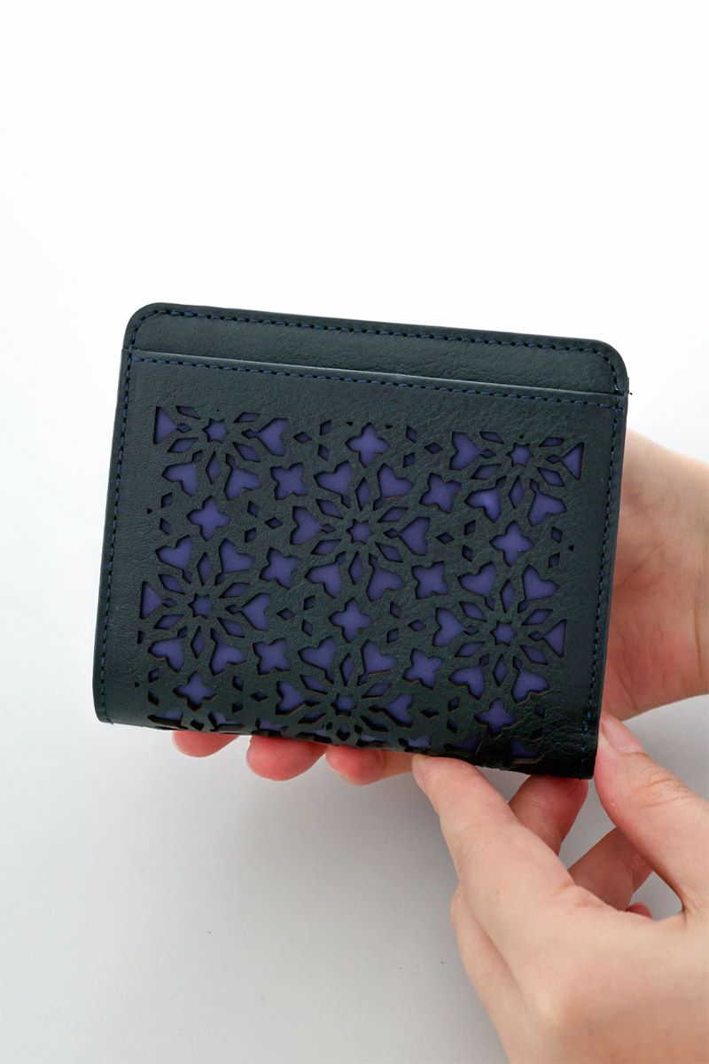 genten ゲンテン Kaleido カレイド 小銭入れ付き二つ折り財布 44811