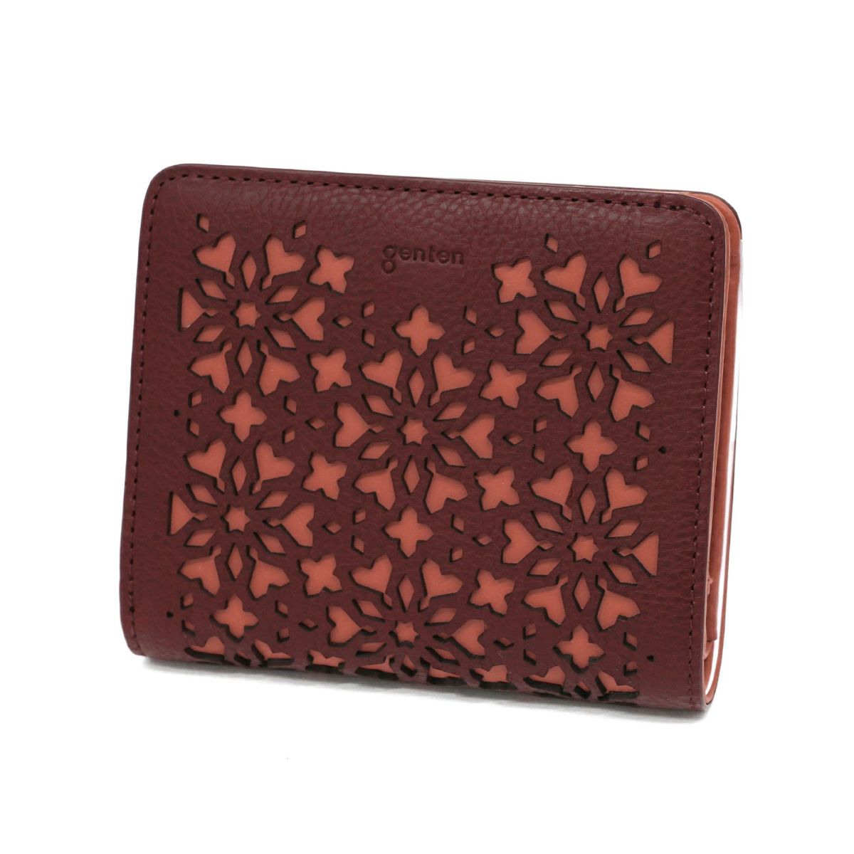 genten ゲンテン Kaleido カレイド 小銭入れ付き二つ折り財布 44811