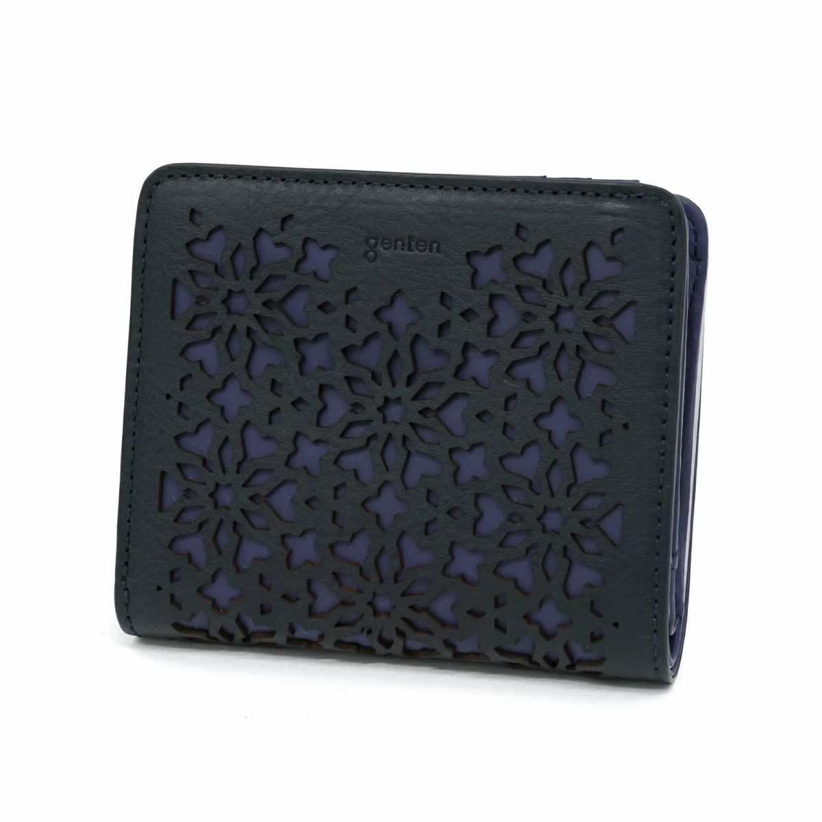 genten ゲンテン Kaleido カレイド 小銭入れ付き二つ折り財布 44811
