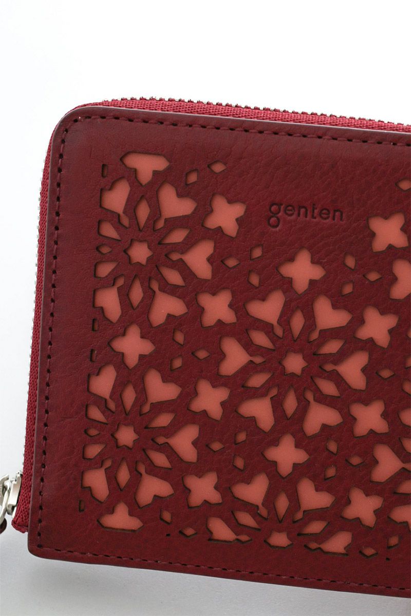 genten ゲンテン Kaleido カレイド 小銭入れ付き二つ折り財布（L字ファスナー式） 44812