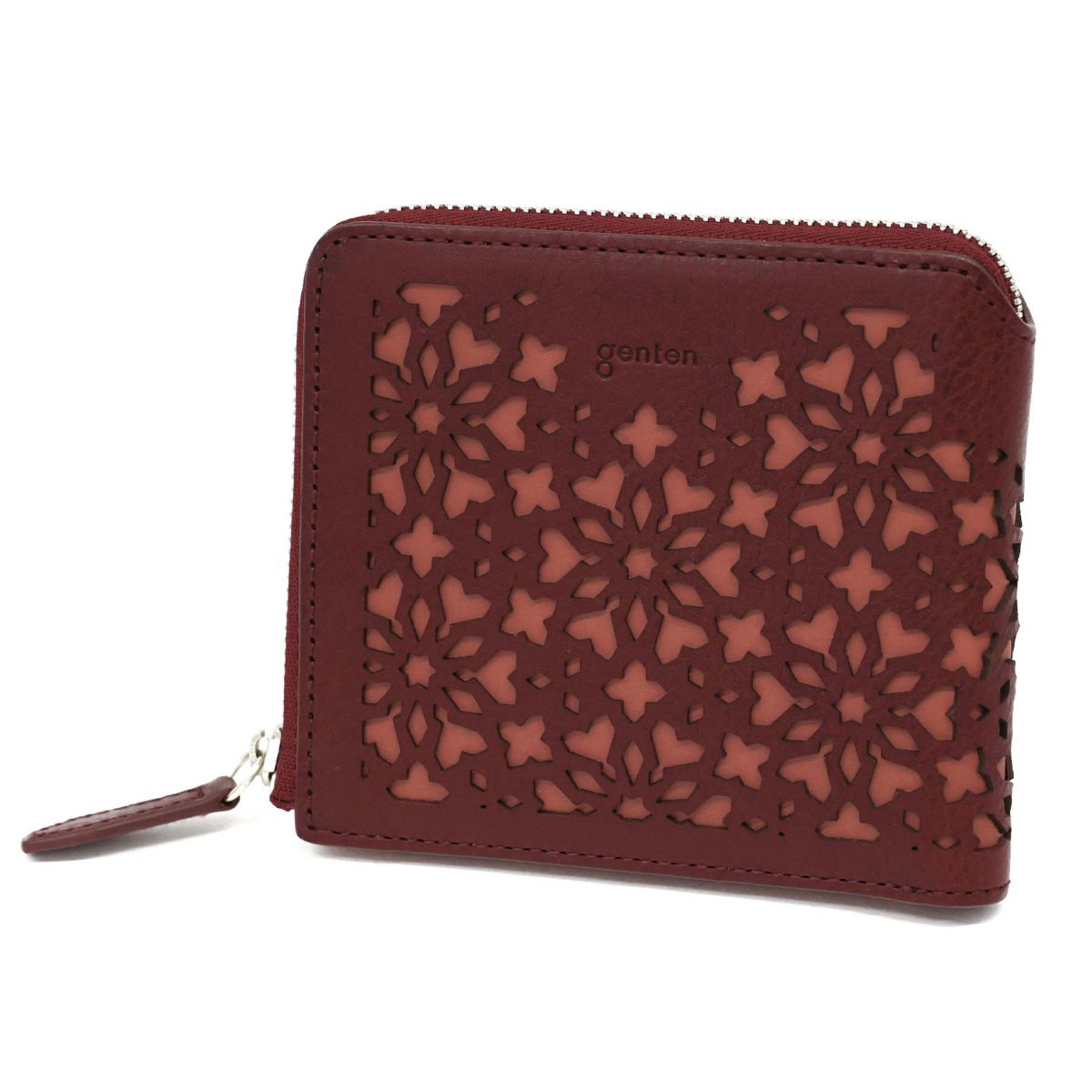 genten ゲンテン Kaleido カレイド 小銭入れ付き二つ折り財布（L字ファスナー式） 44812