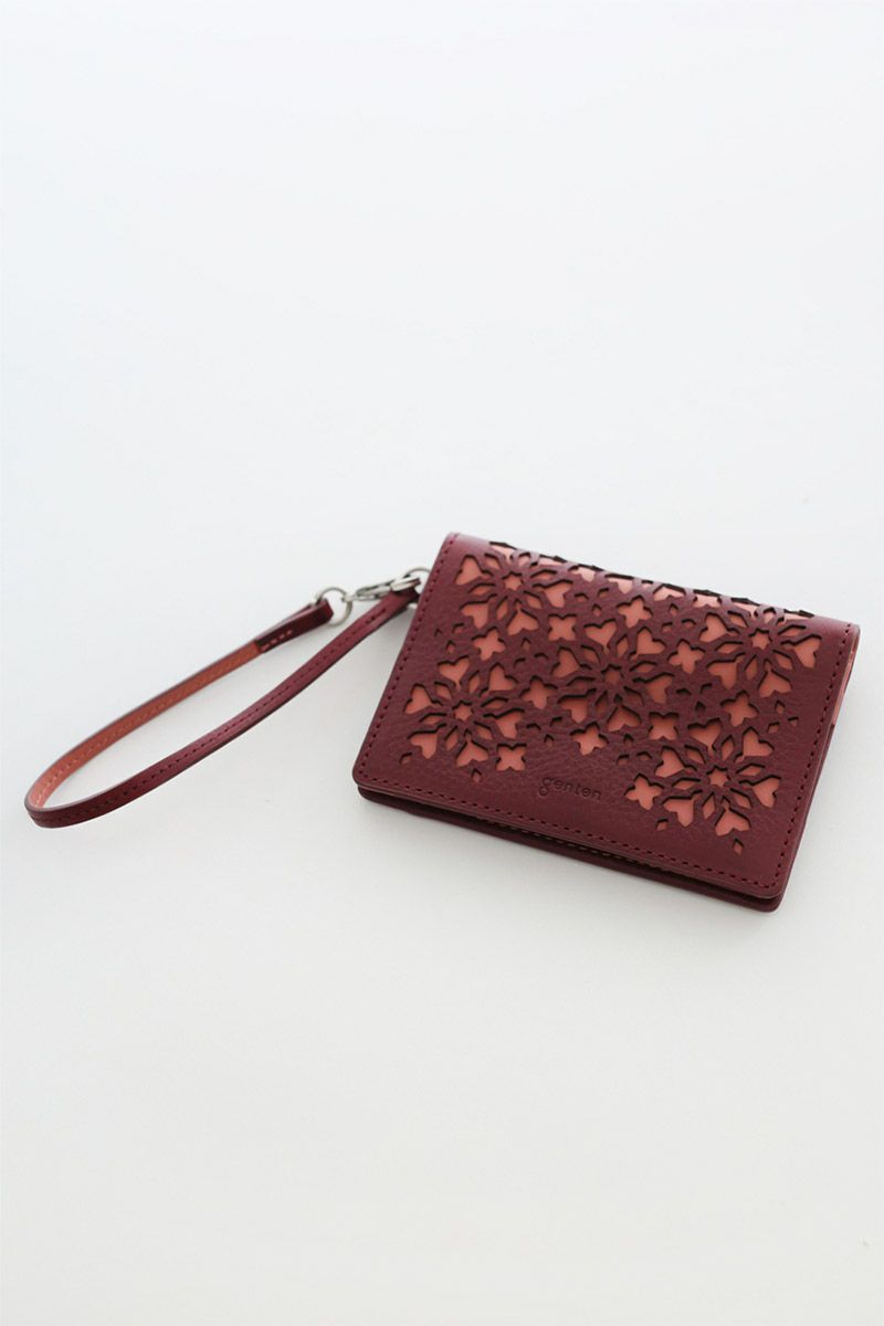 genten ゲンテン Kaleido カレイド 二つ折りパスケース 44813