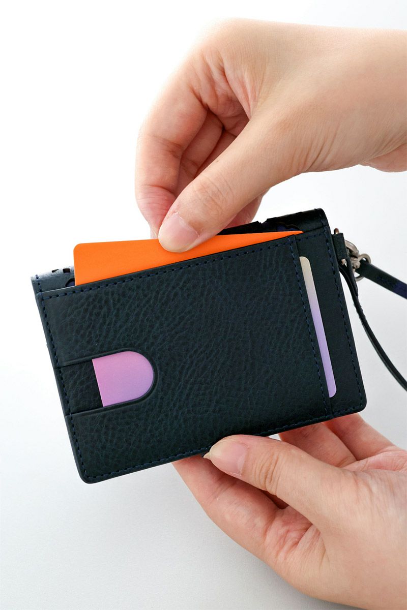 genten ゲンテン Kaleido カレイド 二つ折りパスケース 44813