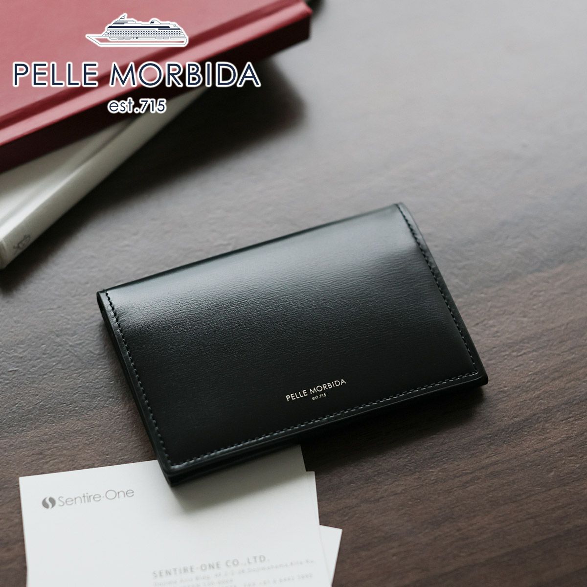 PELLE MORBIDA ペッレモルビダ Barca バルカ カーフレザー シェードラックス 名刺入れ PMO-BA705