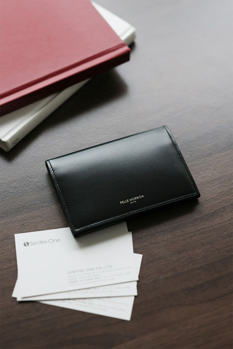 PELLE MORBIDA ペッレモルビダ Barca バルカ カーフレザー シェードラックス 名刺入れ PMO-BA705