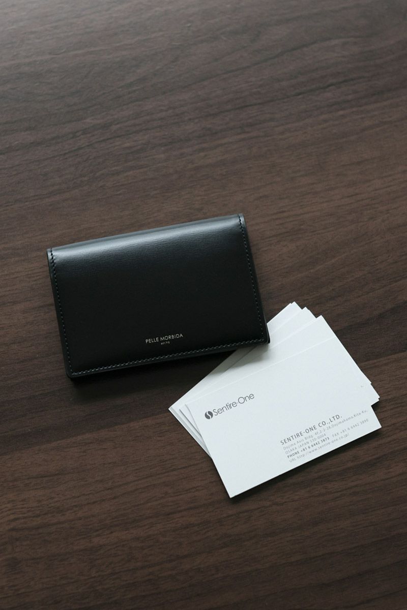 PELLE MORBIDA ペッレモルビダ Barca バルカ カーフレザー シェードラックス 名刺入れ PMO-BA705