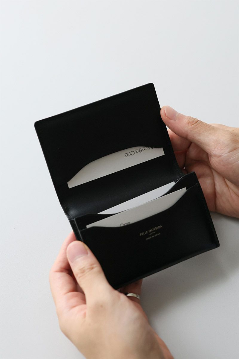 PELLE MORBIDA ペッレモルビダ Barca バルカ カーフレザー シェードラックス 名刺入れ PMO-BA705