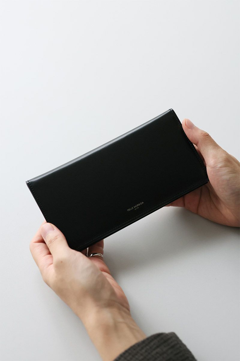 PELLE MORBIDA ペッレモルビダ Barca バルカ カーフレザー シェードラックス 長財布 PMO-BA708