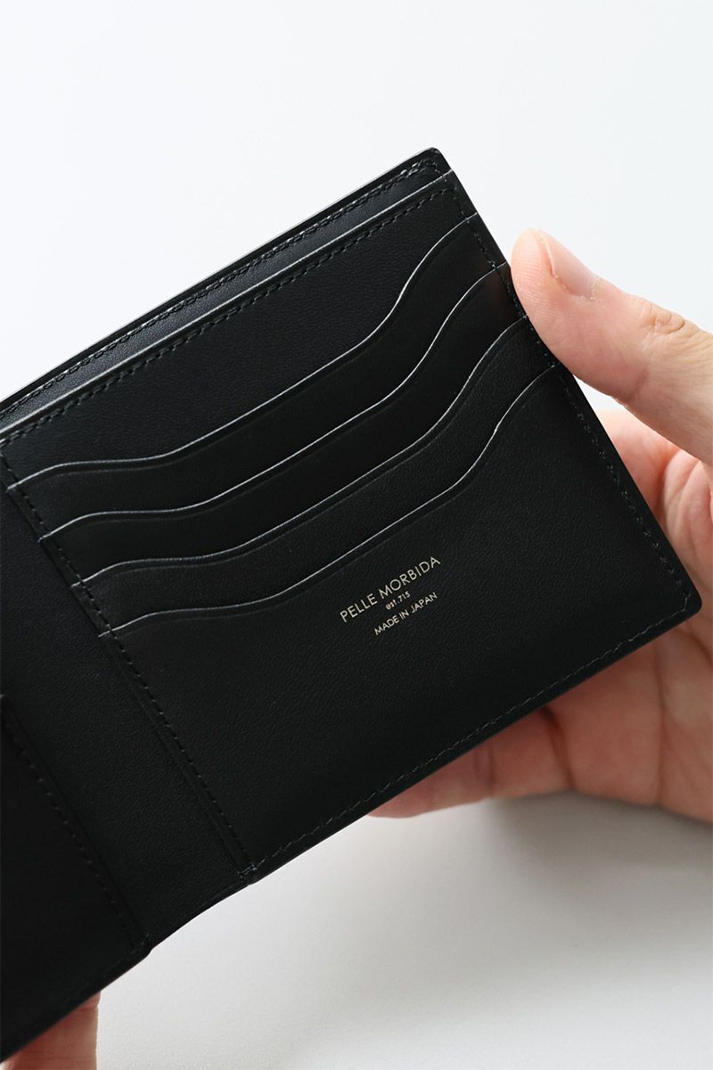 PELLE MORBIDA ペッレモルビダ Barca バルカ カーフレザー シェードラックス コンパクトウォレット PMO-BA735
