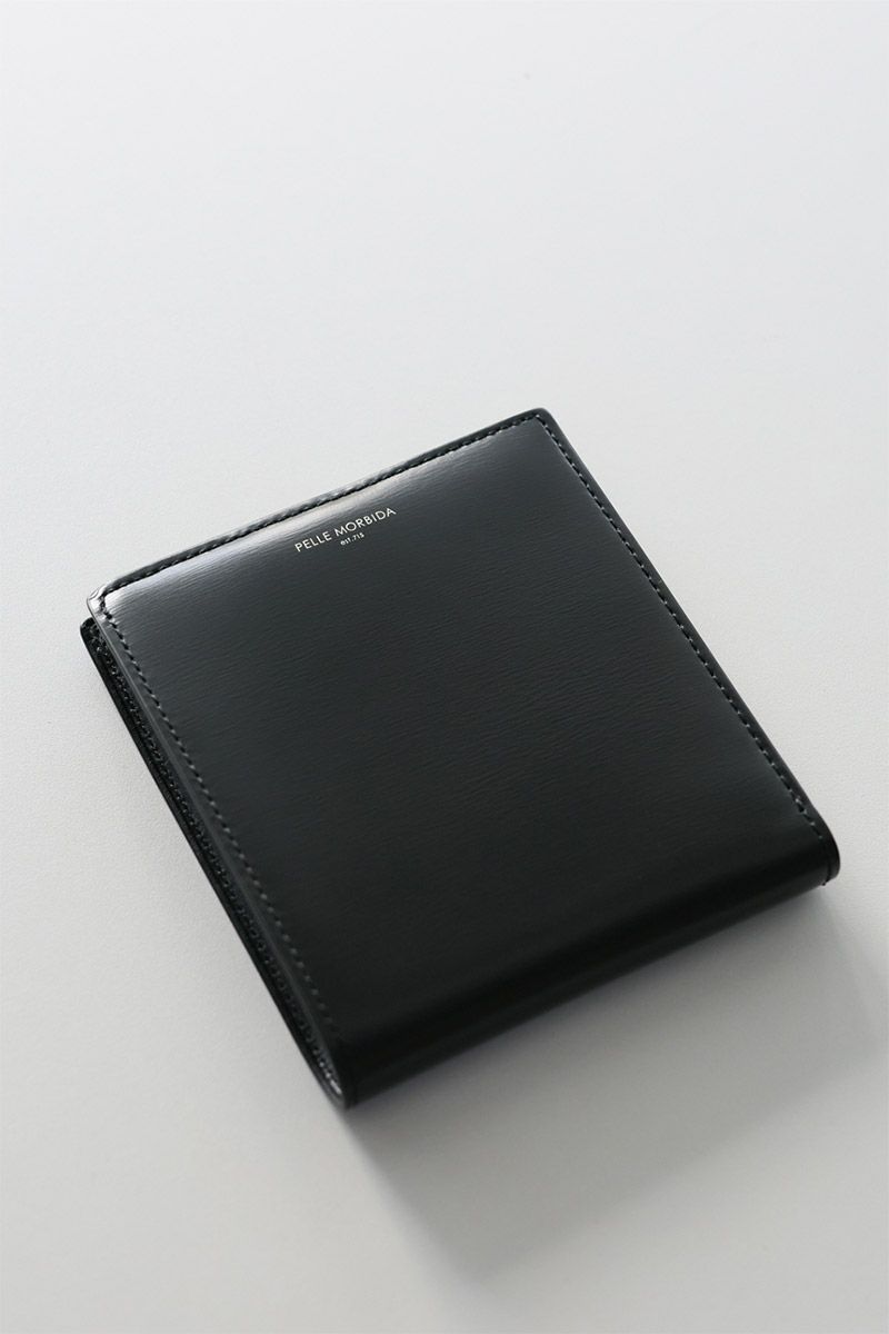 PELLE MORBIDA ペッレモルビダ Barca バルカ カーフレザー シェードラックス コンパクトウォレット PMO-BA735