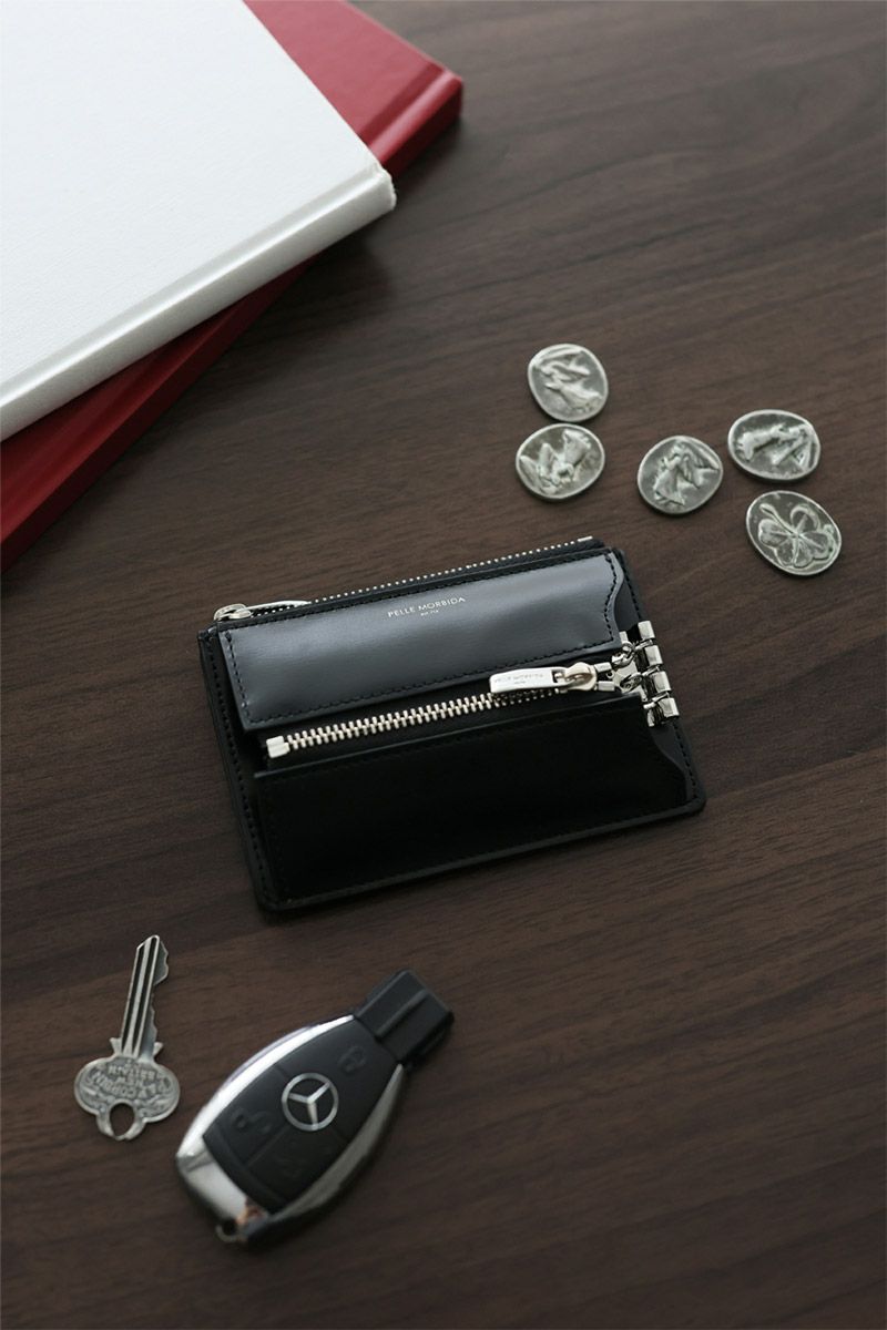 PELLE MORBIDA ペッレモルビダ Barca バルカ カーフレザー シェードラックス コインケース PMO-BA736