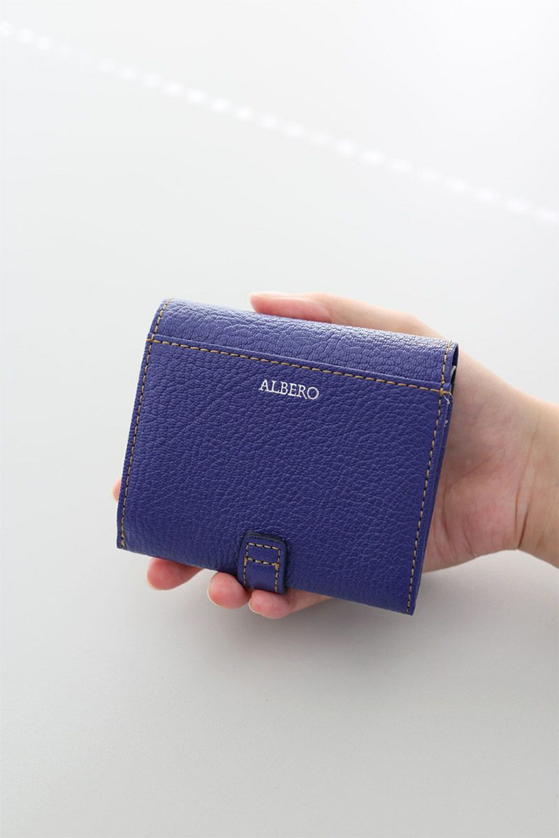 ALBERO アルベロ Capretta カプレッタ 小銭入れ付き二つ折り財布 8602
