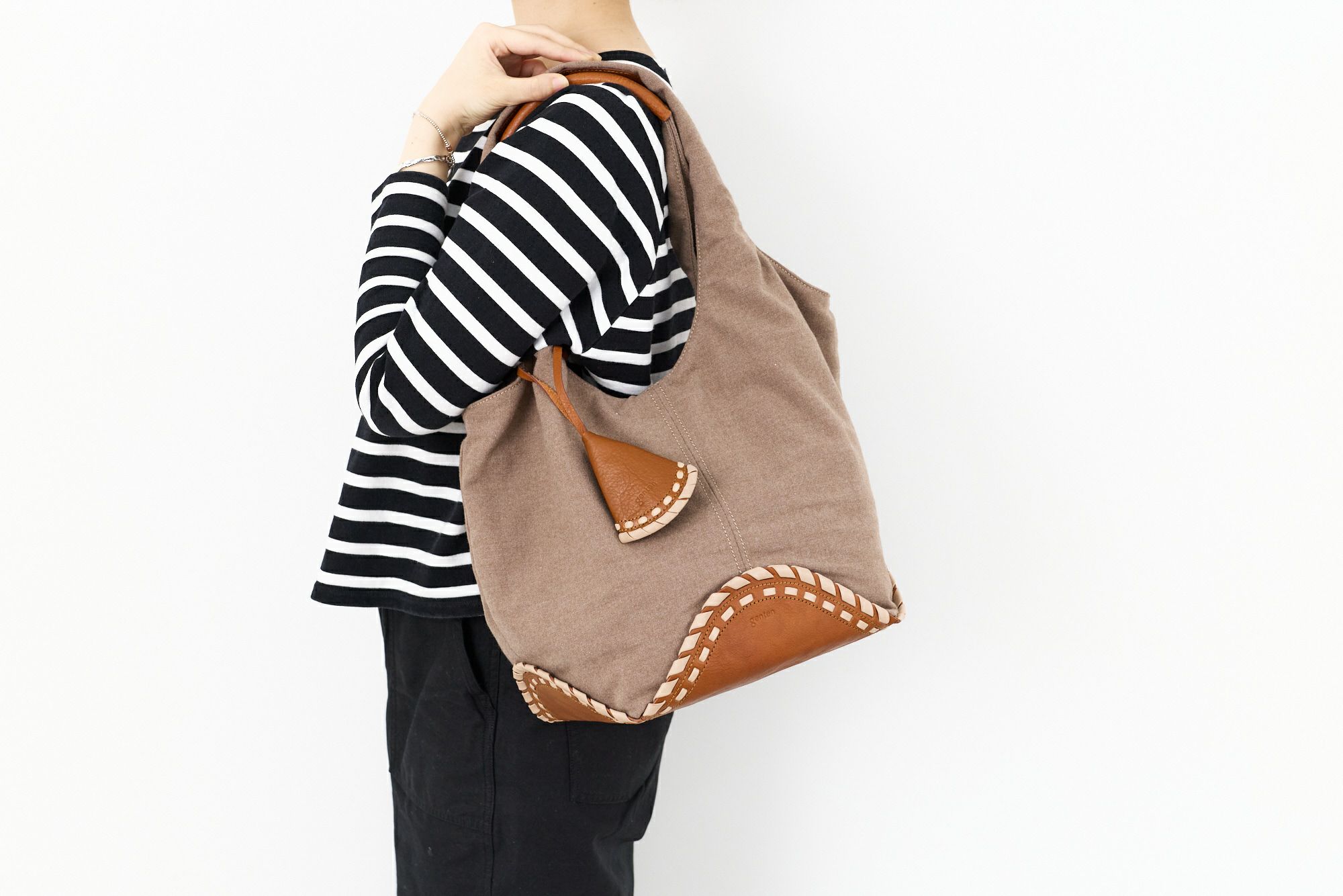 genten ゲンテン Plaid プラッド トートバッグ 44755