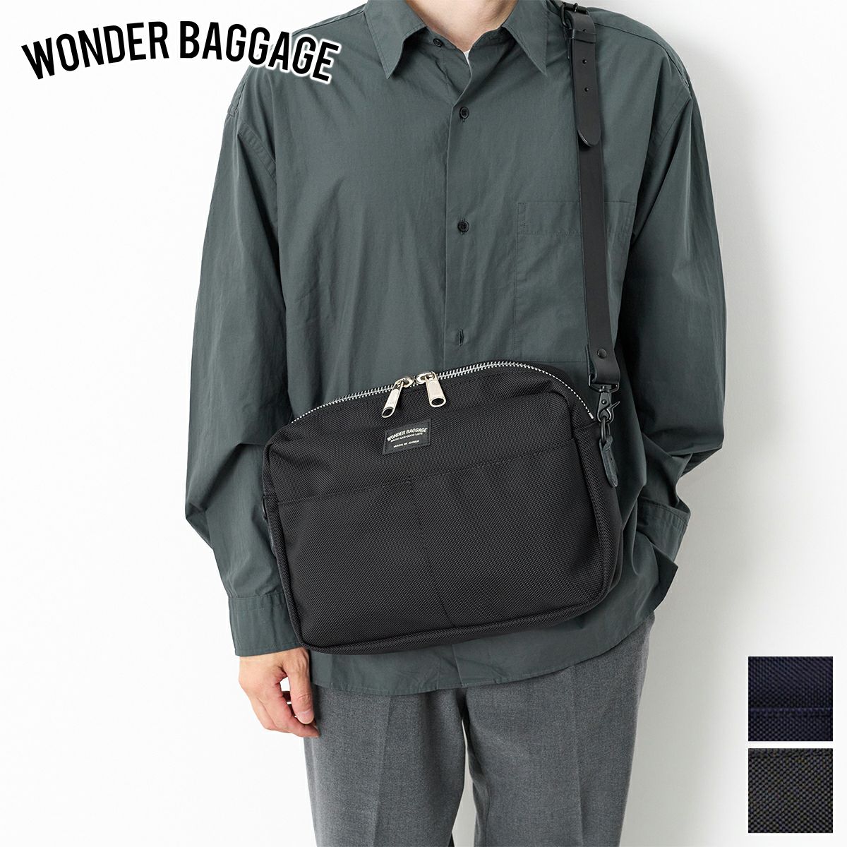 WONDER BAGGAGE ワンダーバケージ GOODMANS ショルダーシリーズ ショルダーM WB-G-005