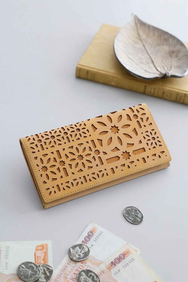 genten ゲンテン multicutwork mini マルチカットワーク ミニ小銭入れ付き長財布 44841