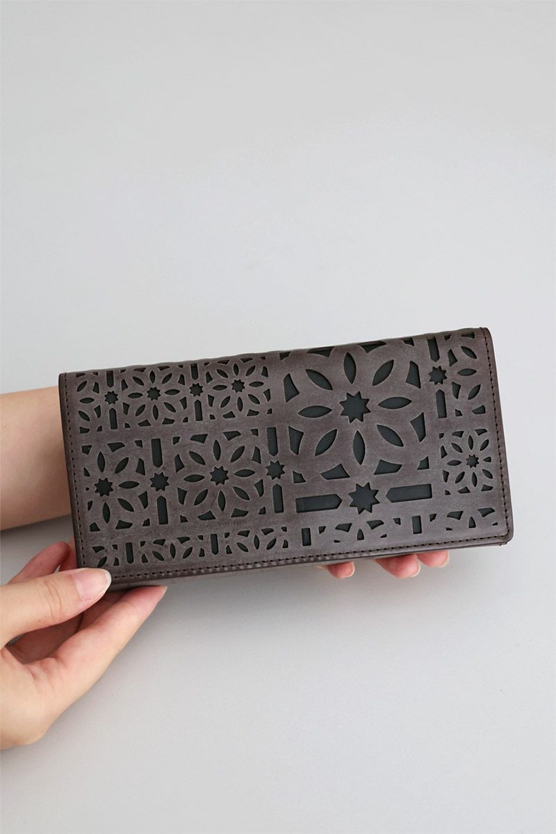 genten ゲンテン multicutwork mini マルチカットワーク ミニ小銭入れ付き長財布 44841