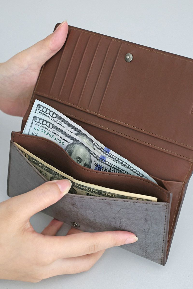 genten ゲンテン multicutwork mini マルチカットワーク ミニ小銭入れ付き長財布 44841