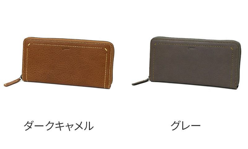 genten ゲンテン Rilassato リラサート 小銭入れ付き長財布（ラウンドファスナー式 ） 44800