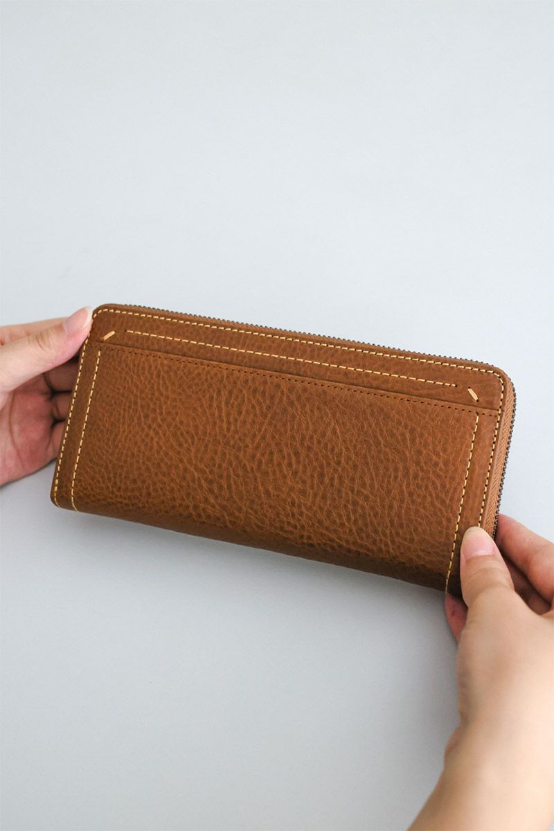 genten ゲンテン Rilassato リラサート 小銭入れ付き長財布（ラウンドファスナー式 ） 44800