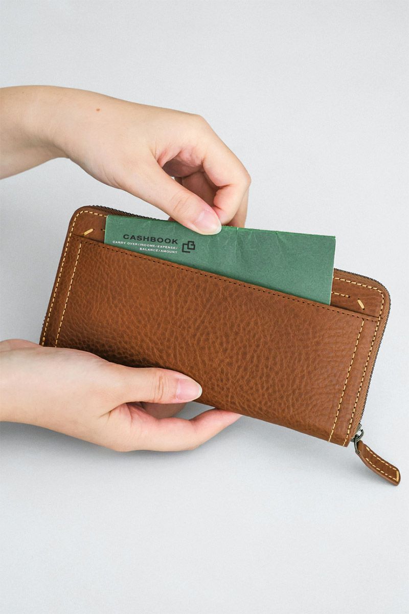 genten ゲンテン Rilassato リラサート 小銭入れ付き長財布（ラウンドファスナー式 ） 44800