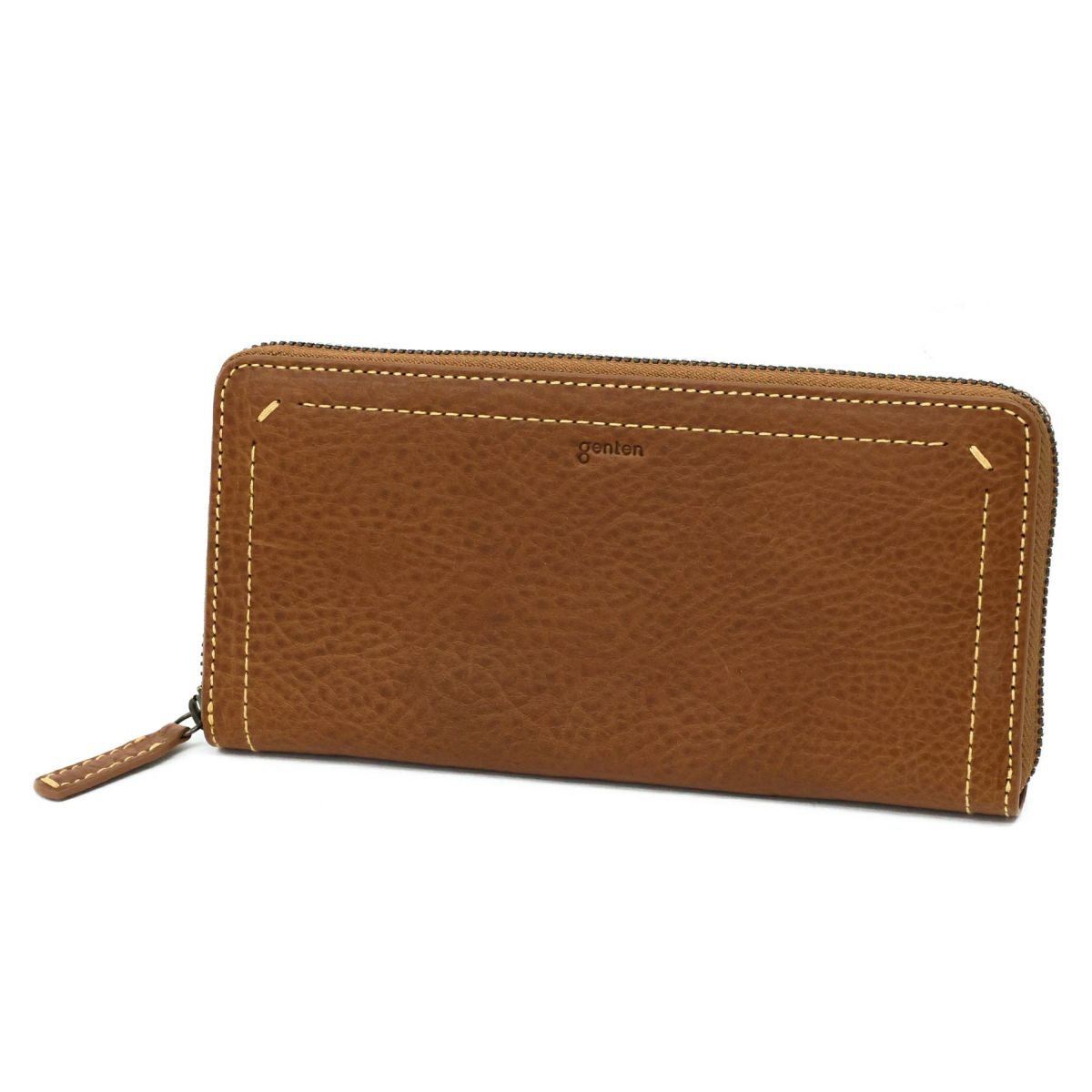 genten ゲンテン Rilassato リラサート 小銭入れ付き長財布（ラウンドファスナー式 ） 44800