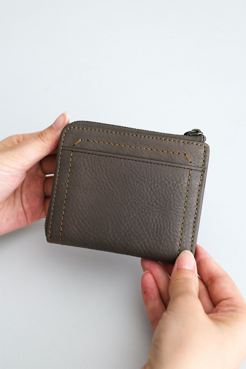 genten ゲンテン Rilassato リラサート 小銭入れ付き財布（L字ファスナー式） 44801