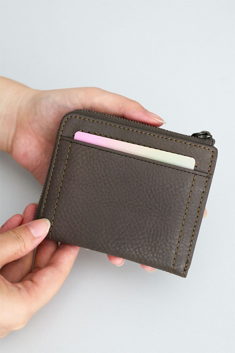 genten ゲンテン Rilassato リラサート 小銭入れ付き財布（L字ファスナー式） 44801