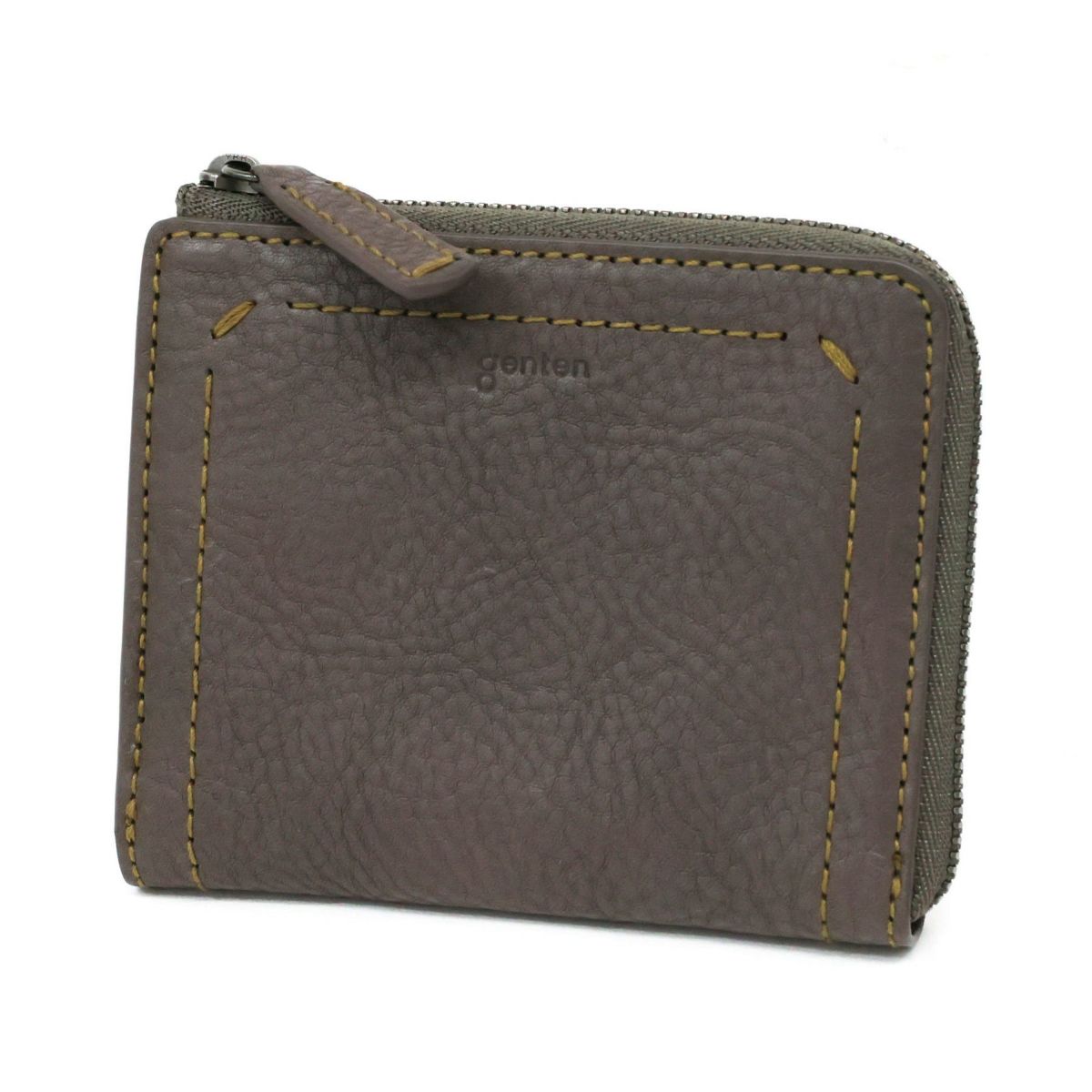 genten ゲンテン Rilassato リラサート 小銭入れ付き財布（L字ファスナー式） 44801