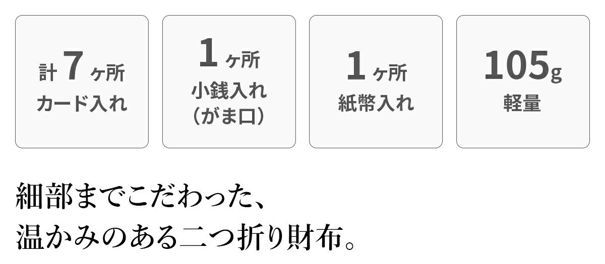 box21 ボックス21 Juju&beck ジュジュ＆ベック 小銭入れ付き二つ折り財布 0333313