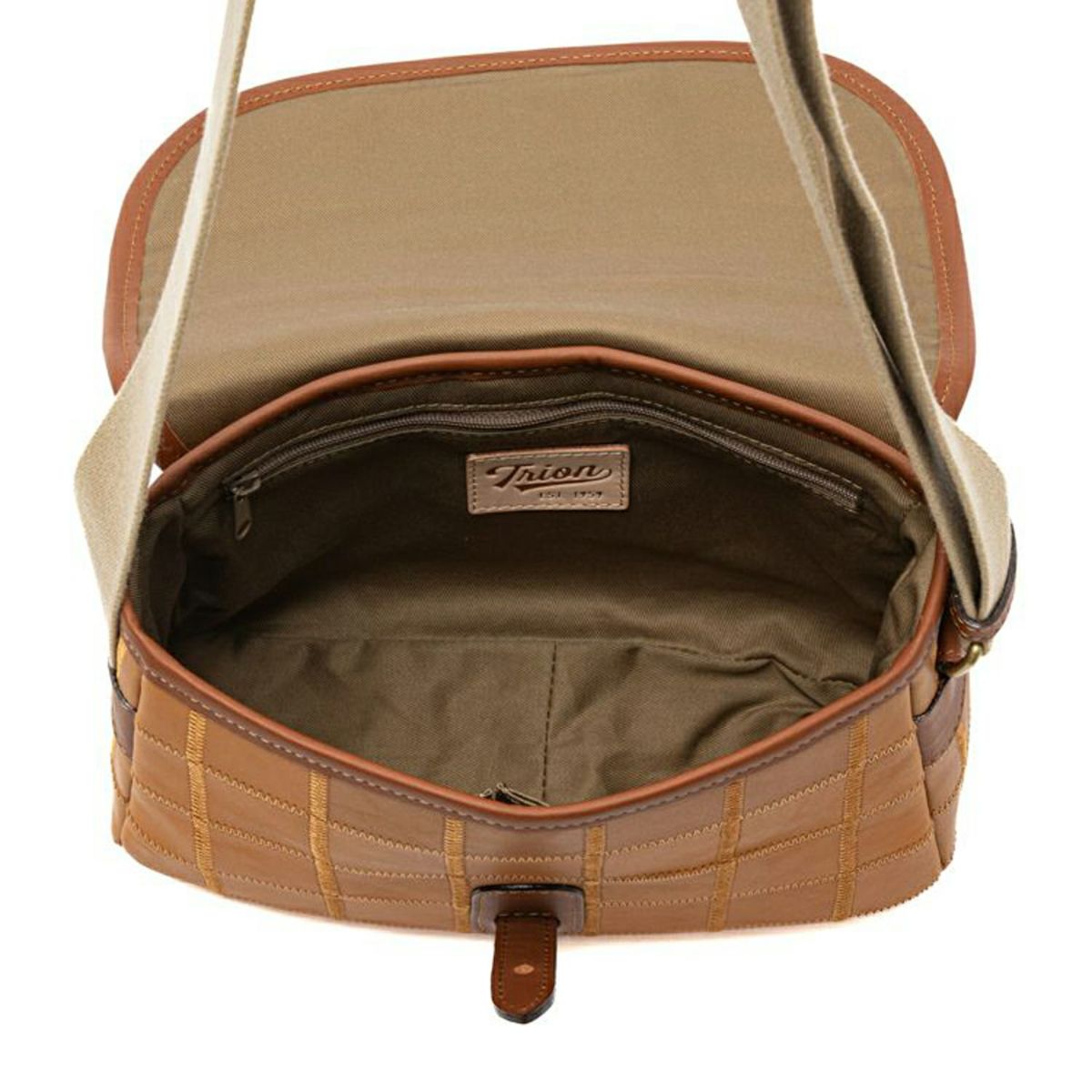 TRION トライオン PANEL フラップショルダーバッグ DPC282