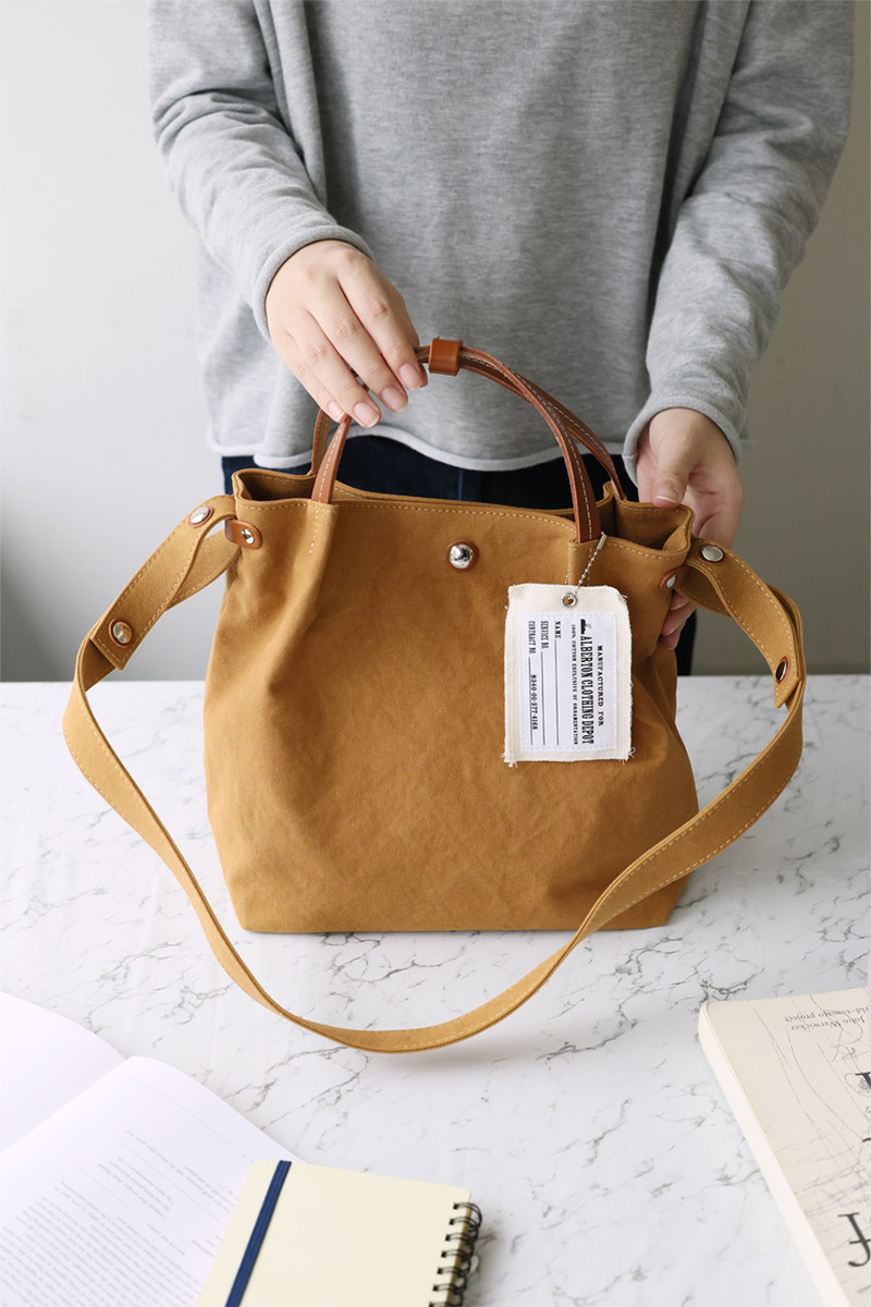 BAGGY'S ANNEX バギーズアネックス 18ozアーミーダックバイオ 2WAYトートバッグ LGRN-6000