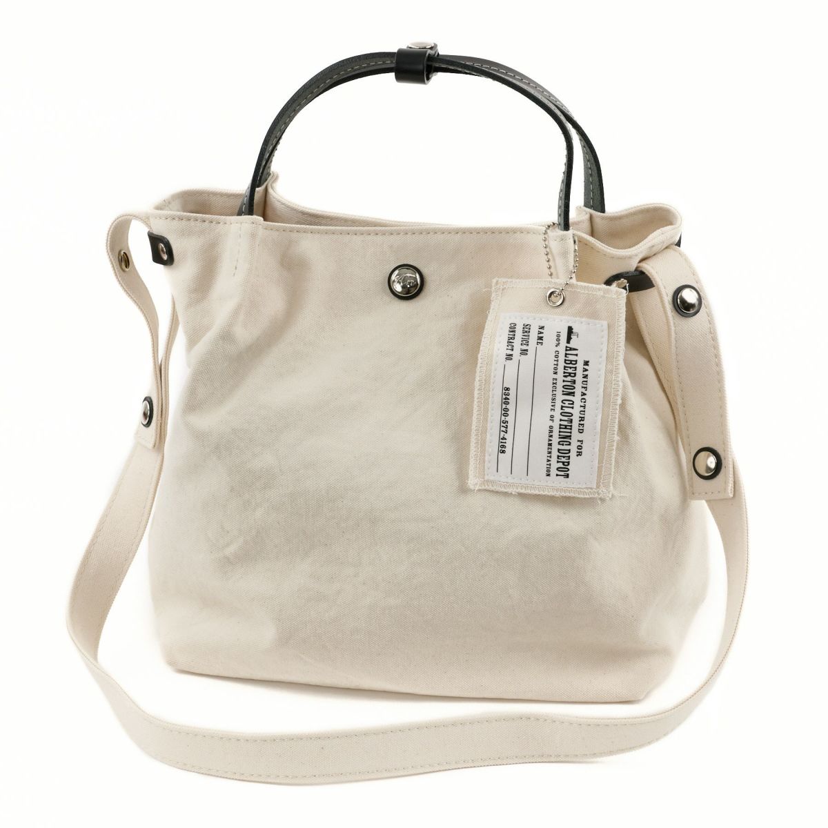 BAGGY'S ANNEX バギーズアネックス 18ozアーミーダックバイオ 2WAYトートバッグ LGRN-6000