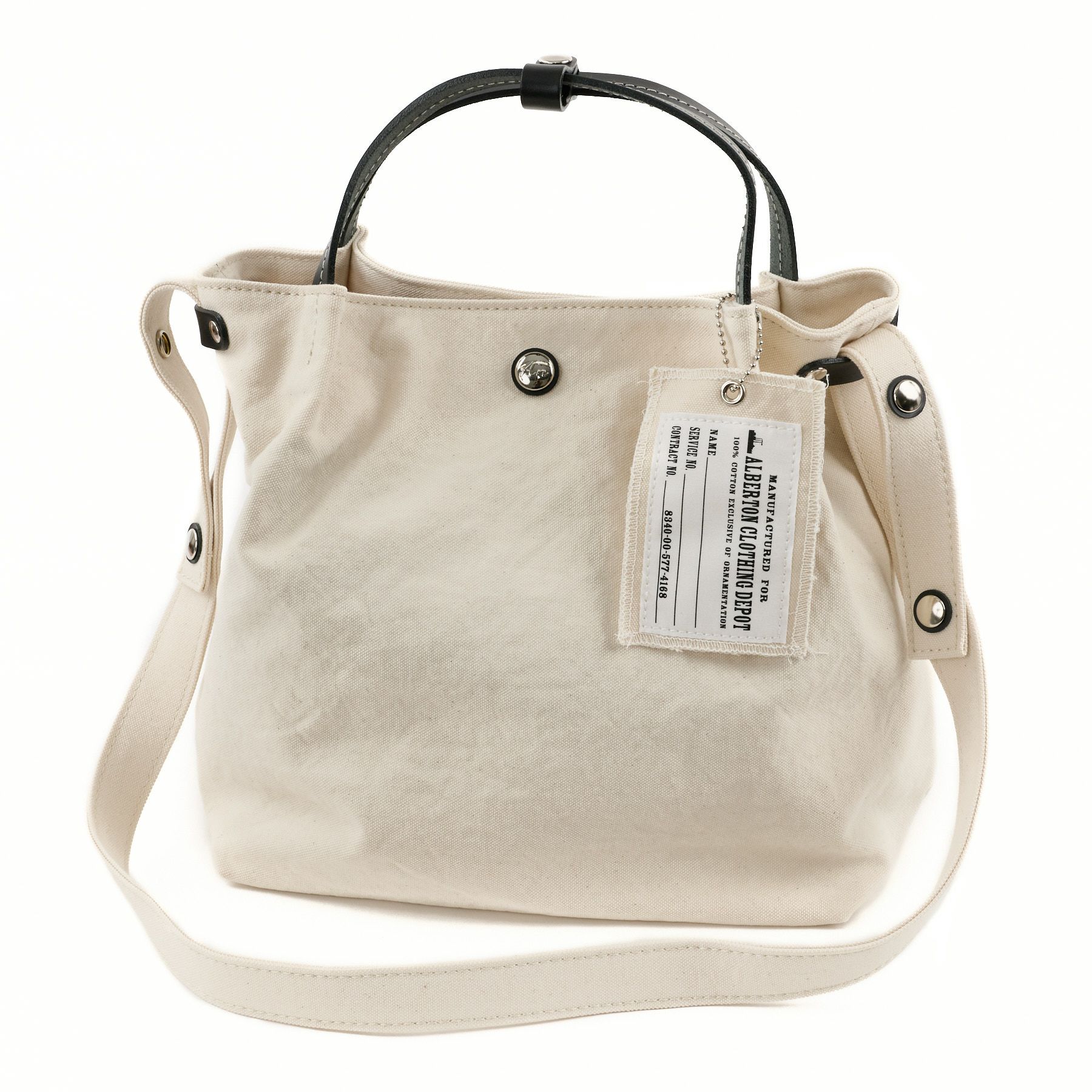 BAGGY'S ANNEX バギーズアネックス 18ozアーミーダックバイオ 2WAYトートバッグ LGRN-6000