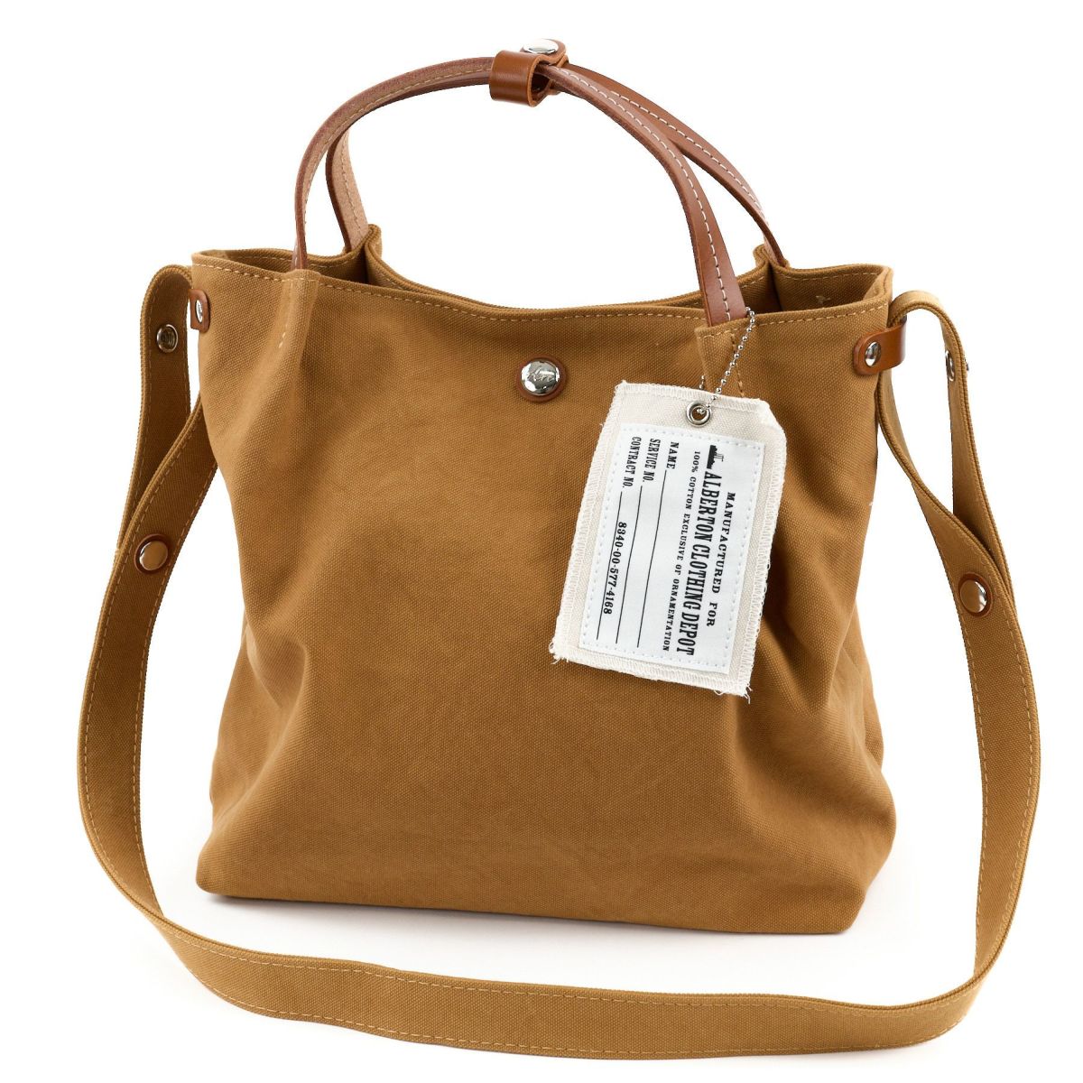 BAGGY'S ANNEX バギーズアネックス 18ozアーミーダックバイオ 2WAYトートバッグ LGRN-6000