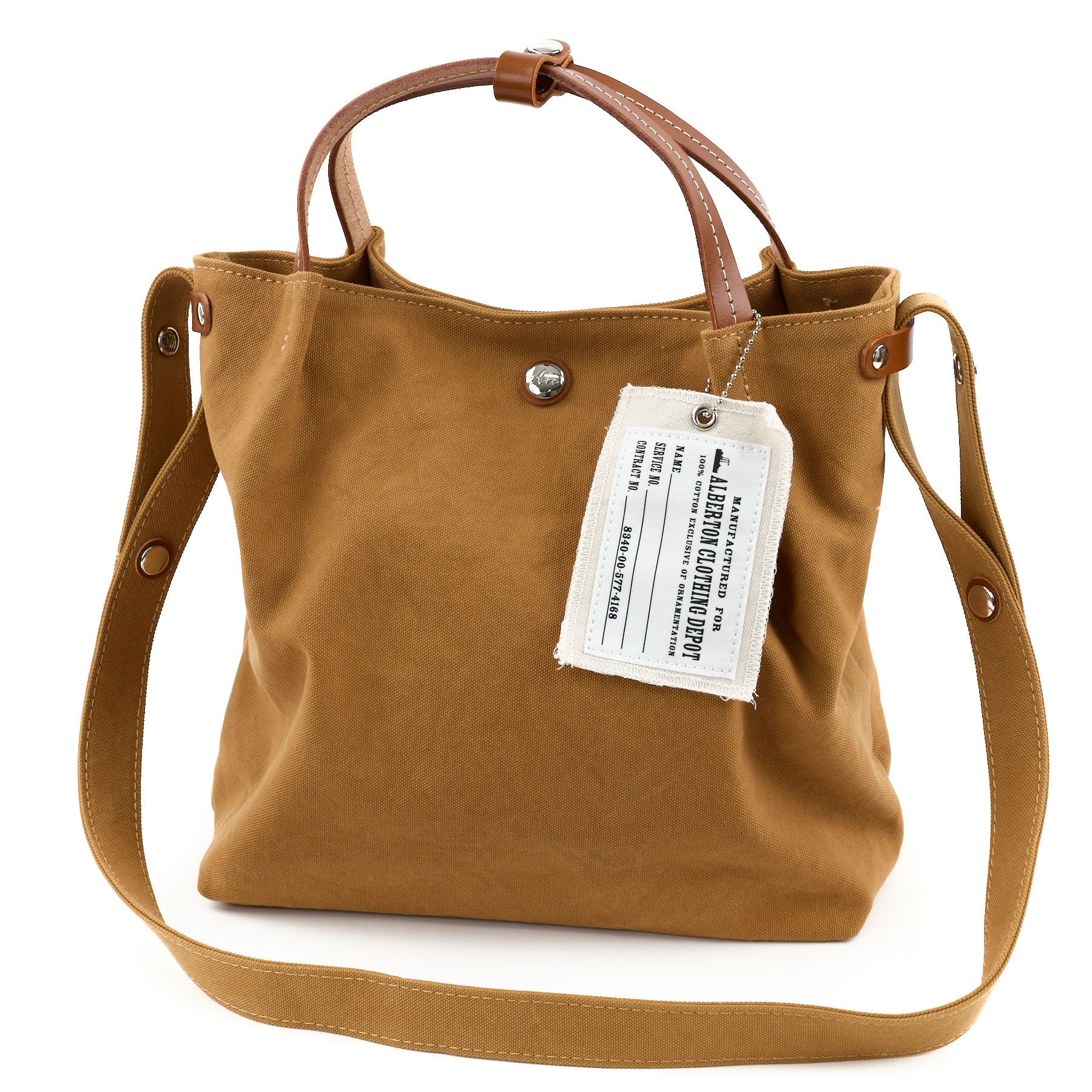 BAGGY'S ANNEX バギーズアネックス 18ozアーミーダックバイオ 2WAYトートバッグ LGRN-6000