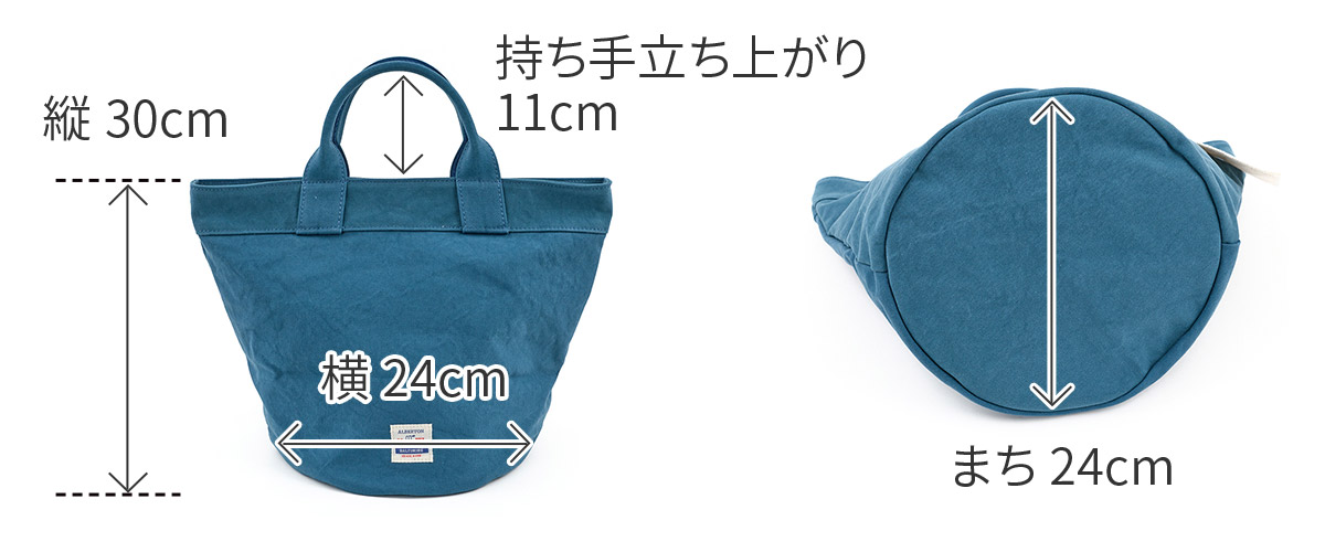 BAGGY'S ANNEX バギーズアネックス 18ozアーミーダックバイオ トートバッグ LGRN-6002