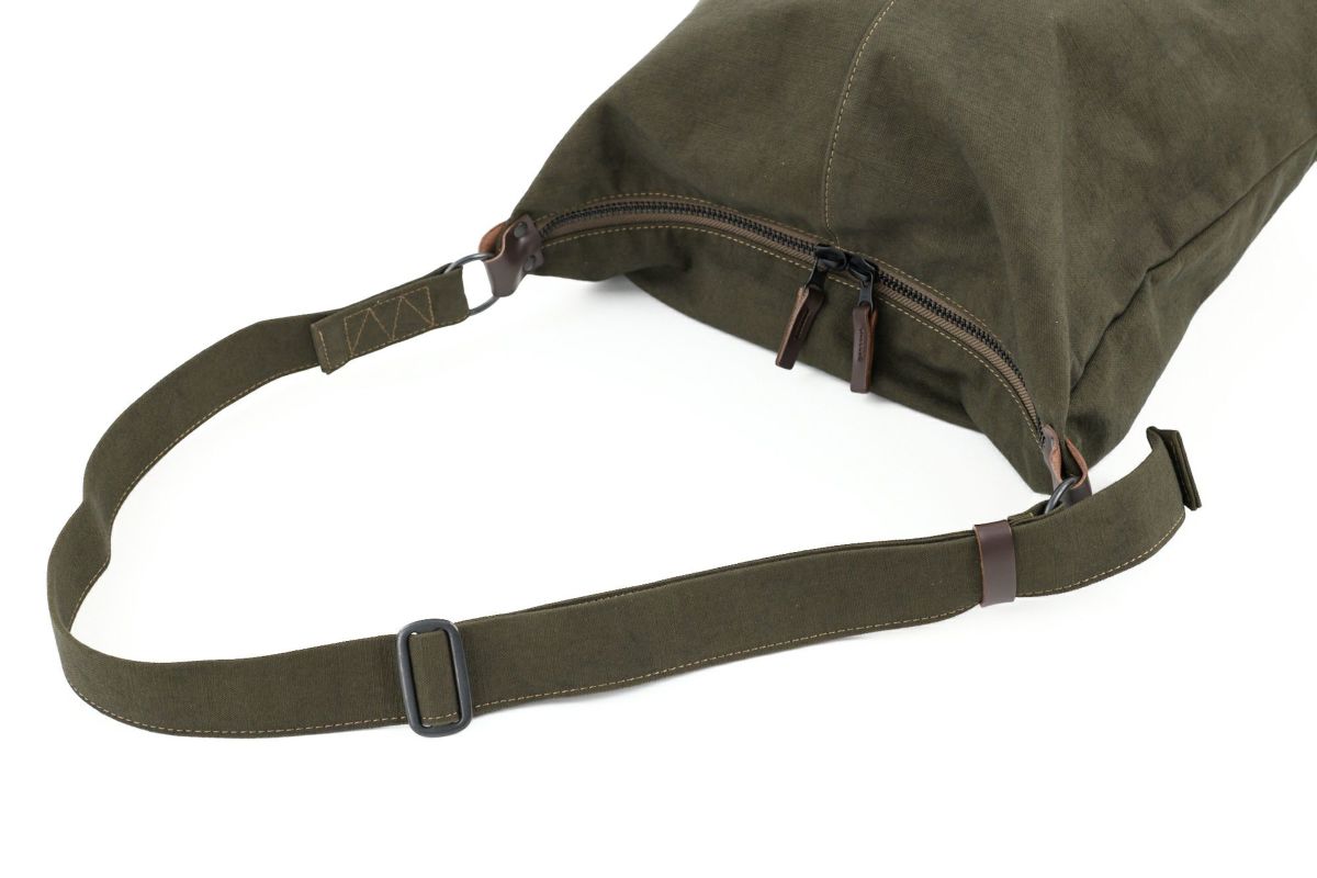 BAGGY PORT バギーポート 黒さび染め帆布 ショルダーバッグ GRN-9605