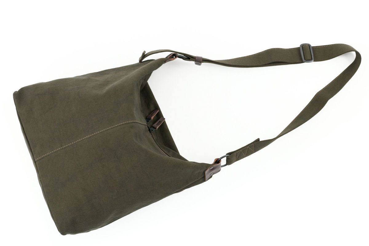 BAGGY PORT バギーポート 黒さび染め帆布 ショルダーバッグ GRN-9605