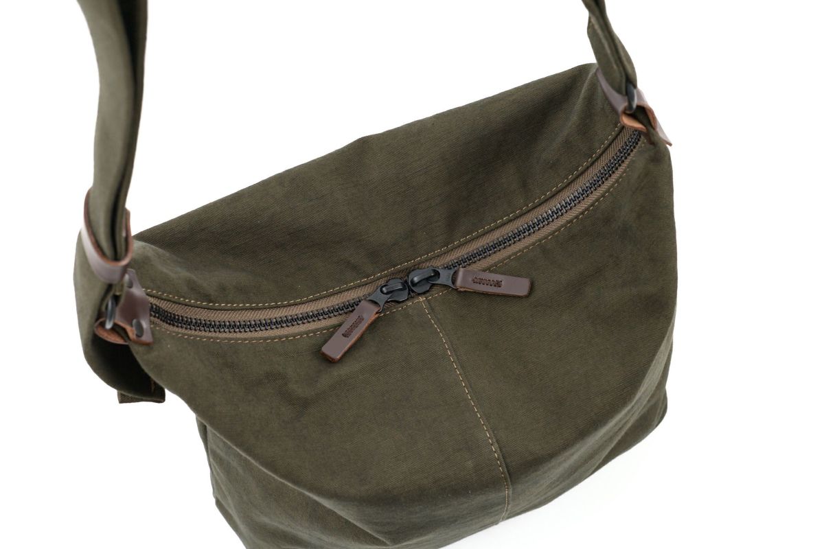BAGGY PORT バギーポート 黒さび染め帆布 ショルダーバッグ GRN-9605