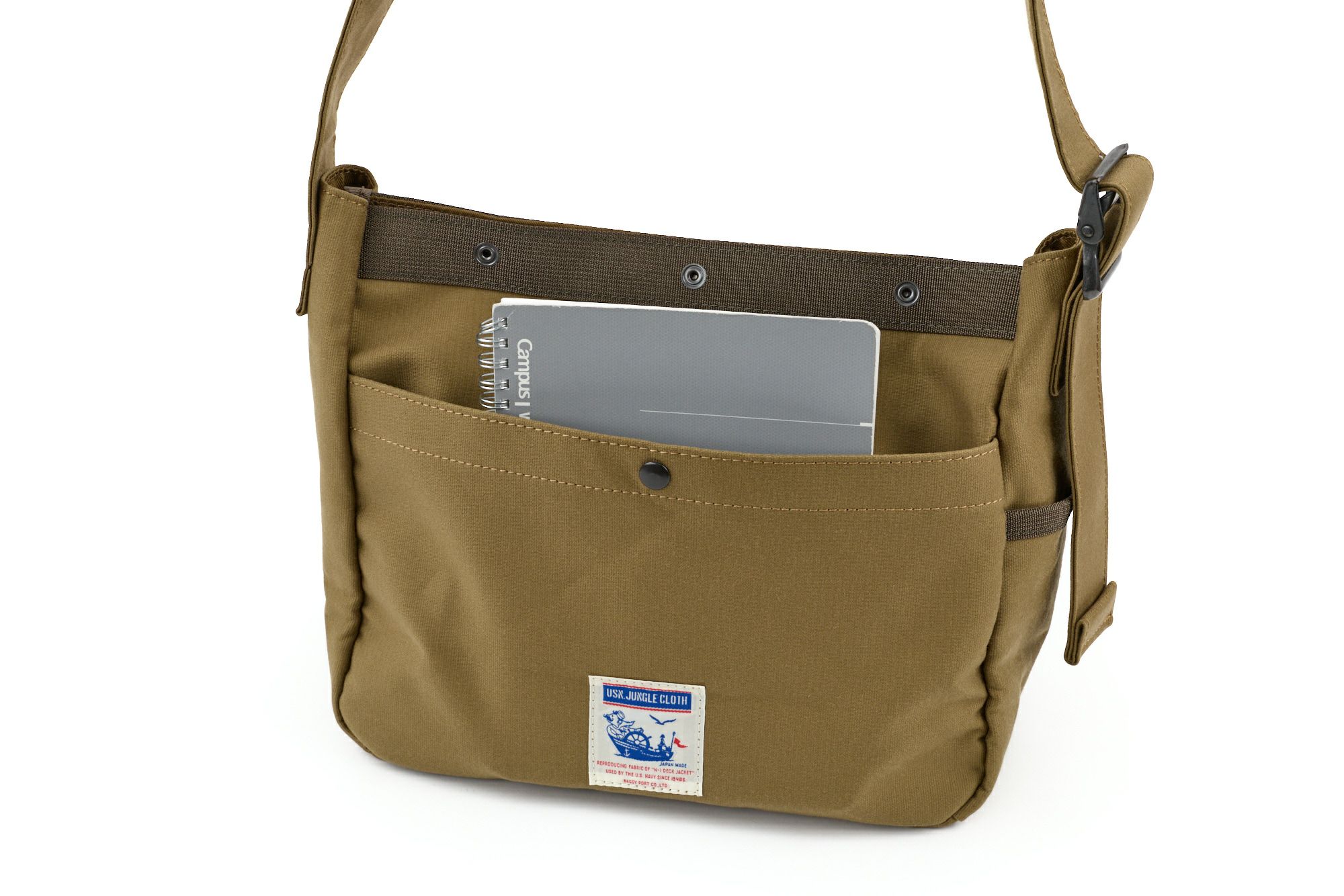 BAGGY PORT バギーポート USN JUNGLE CLOTH ジャングルクロス ショルダーバッグ GRN-7700