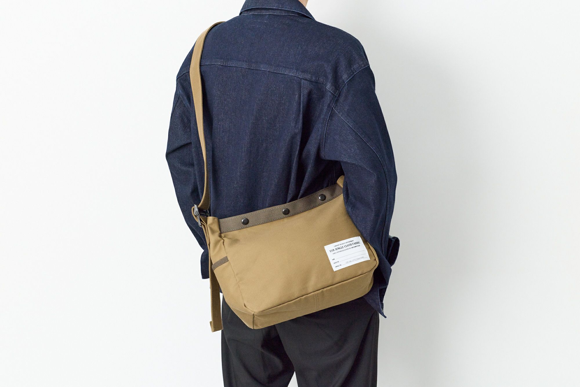 BAGGY PORT バギーポート USN JUNGLE CLOTH ジャングルクロス ショルダーバッグ GRN-7700
